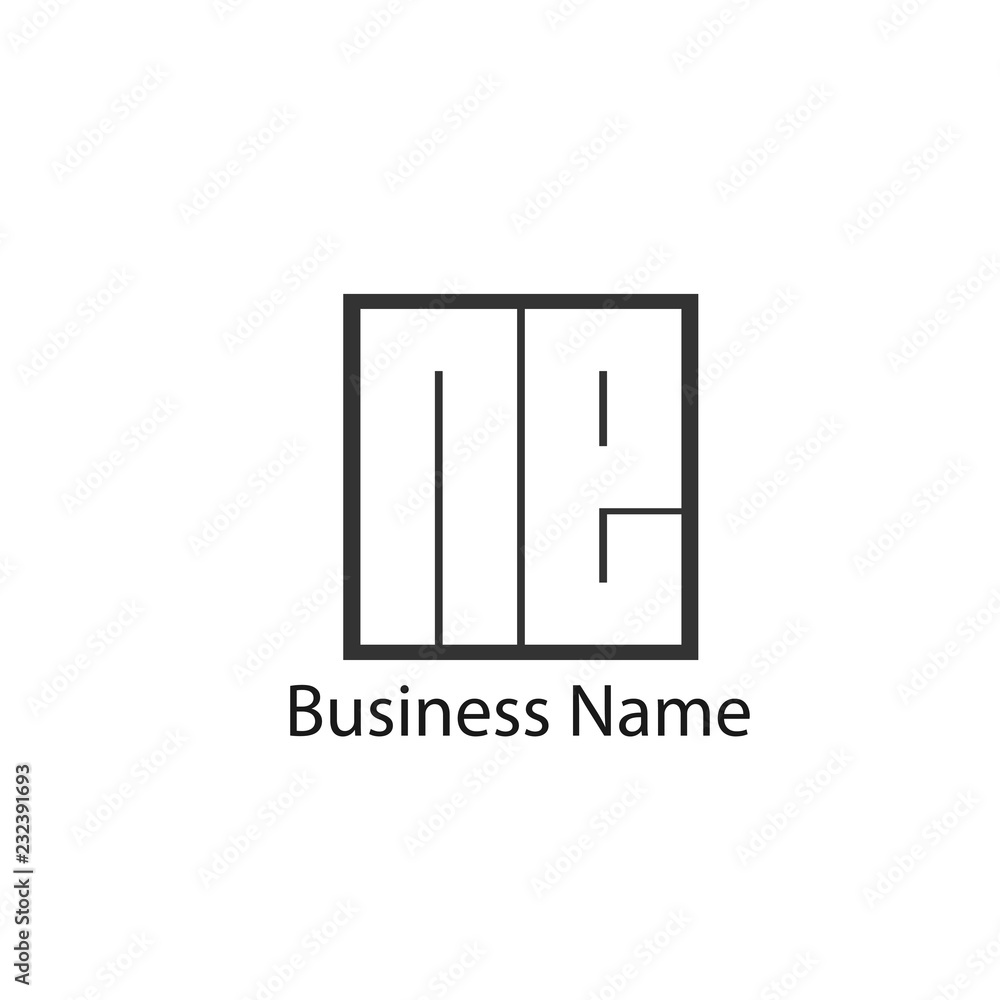 Initial Letter NE Logo Template Design Initial Letter NE Logo Template Design