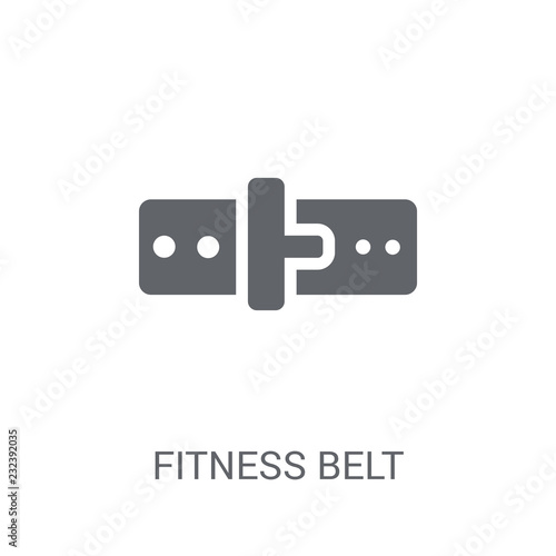 fitness Belt icon. Trendy fitness Belt logo concept on white background from Gym and Fitness collection