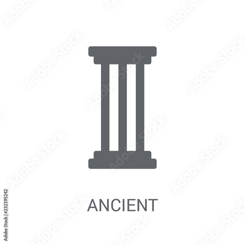 Ancient icon. Trendy Ancient logo concept on white background from Museum collection