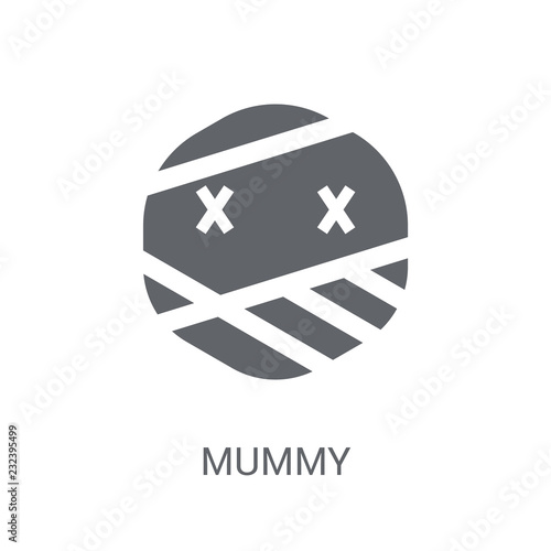 Mummy icon. Trendy Mummy logo concept on white background from Museum collection