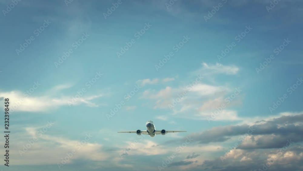 Airplane Landing Rome Italy third version Airplane Landing Rome Italy third version