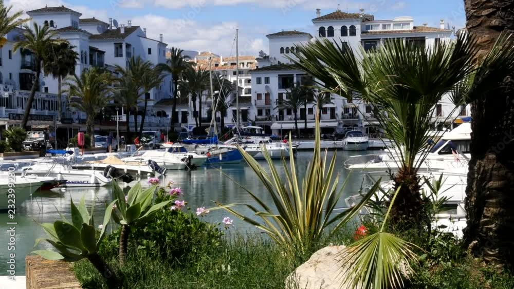 Spanish Marina in Puerto de La Duquesa in The Costa del Sol in Spain