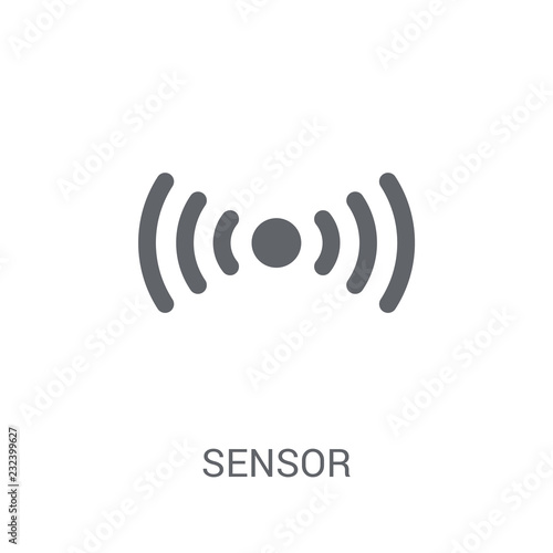Sensor icon. Trendy Sensor logo concept on white background from Smarthome collection photo