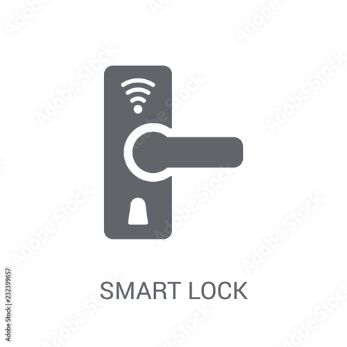 Smart lock icon. Trendy Smart lock logo concept on white background from Smarthome collection