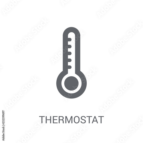 Thermostat icon. Trendy Thermostat logo concept on white background from Smarthome collection