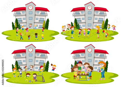 Student activity at school