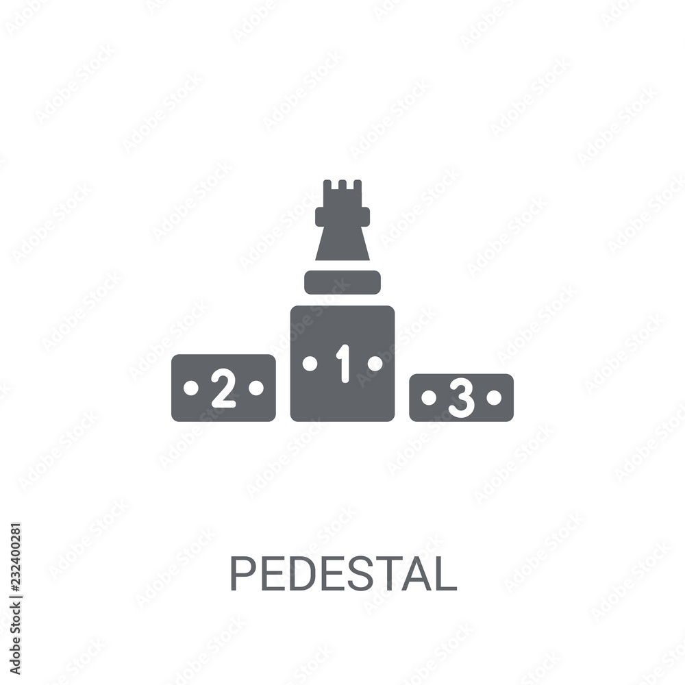 Obraz na plátně Pedestal icon