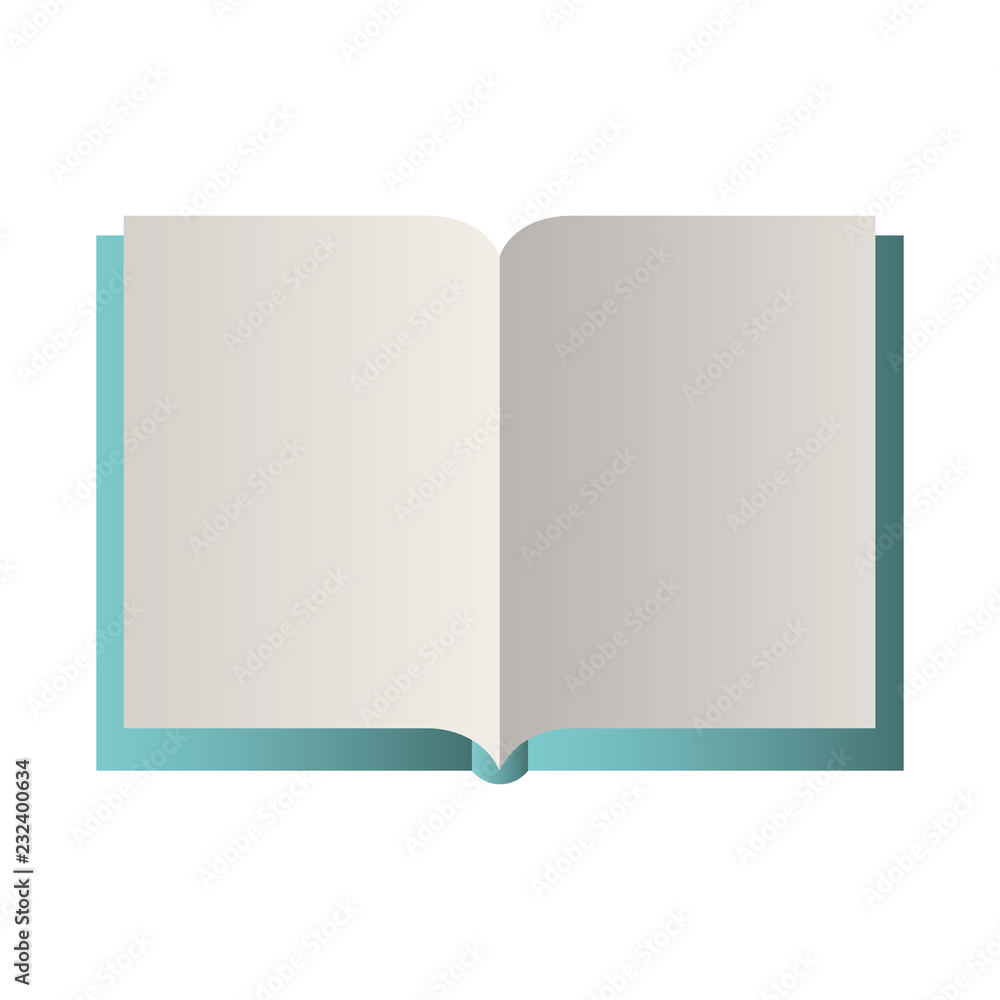 open book isolated icon open book isolated icon