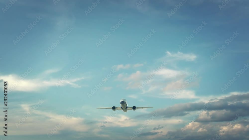 Airplane Landing San Francisco USA Airplane Landing San Francisco USA