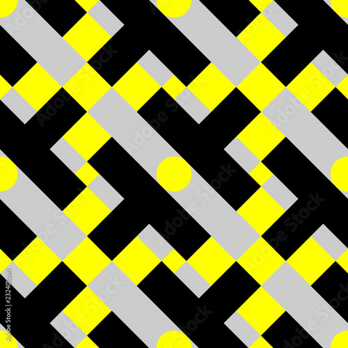 Golden abstract geometric s...