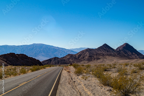 Daylight Pass Road near Hell's Gate in Death Valley National Park