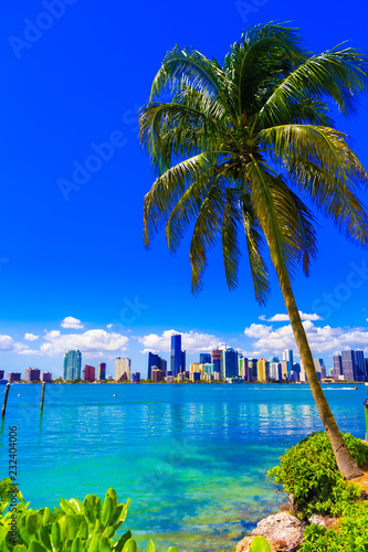 Skyline view of Miami Florida © espiegle