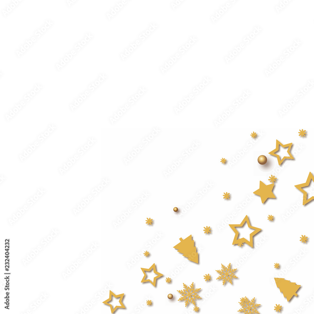 Greeting card with Christmas ornaments. Vector Greeting card with Christmas ornaments. Vector