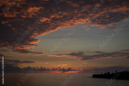 Fototapeta Naklejka Na Ścianę i Meble -  St. Kitts Sunset