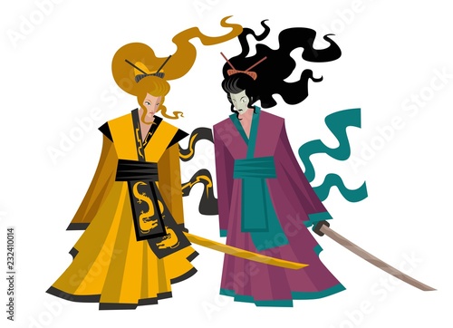 samurai women fight