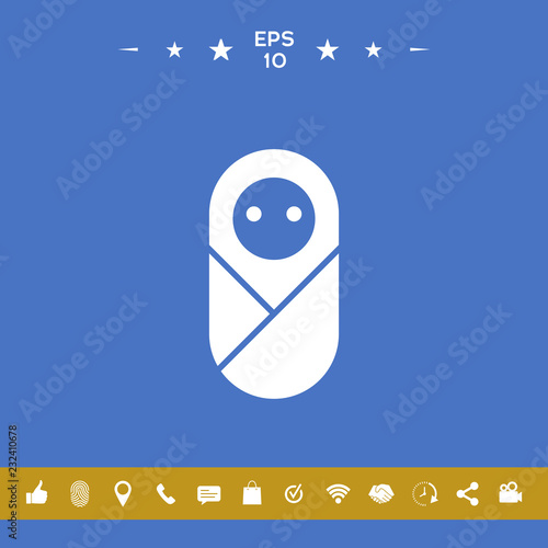 Infant, neonate, newborn icon