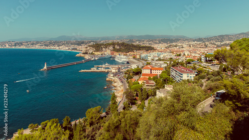 View of Nice city - Cote d'Azur - France