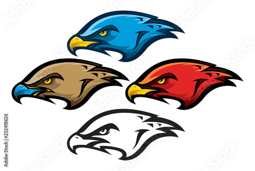 Bird of Prey Mascot Head