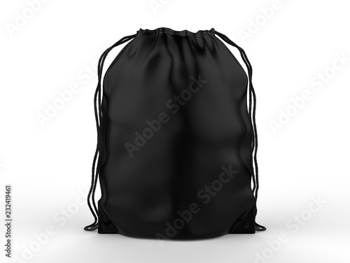 Принти на полотні Blank Drawstring Polyester Tote Bag for branding