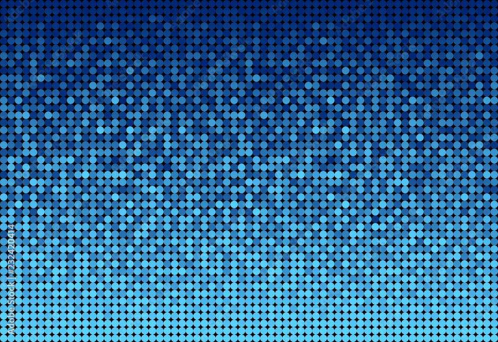 Banner Blue Sequins Glitter Sparkle Stars Glow. Banner Blue Sequins Glitter Sparkle Stars Glow.