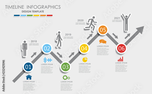 Infographic design template with place for your data. Vector illustration.