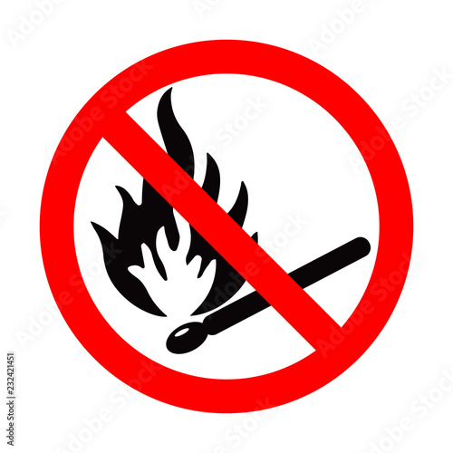 fire sign vector