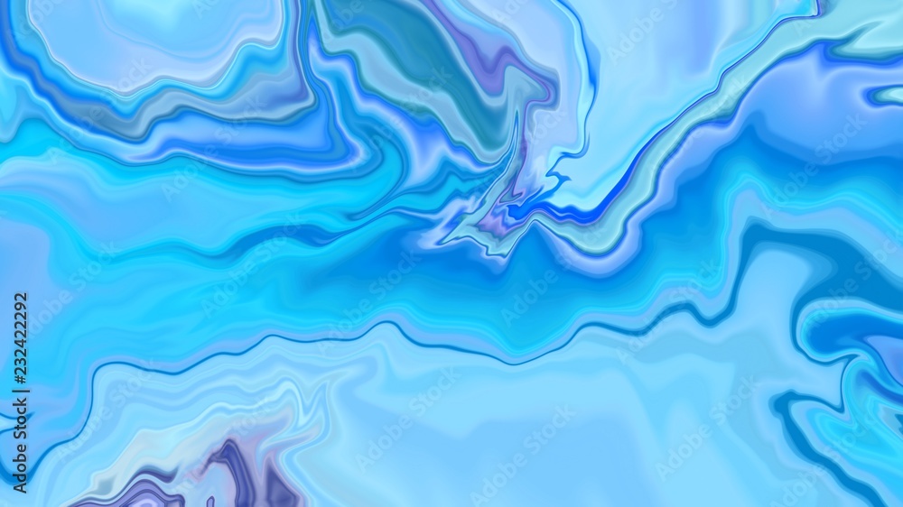 Obraz premium Abstract marble blue texture , Closeup of the watercolor texture ,Color pattern background 