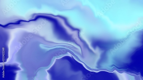 Abstract marble blue texture , Closeup of the watercolor texture ,Color pattern background 