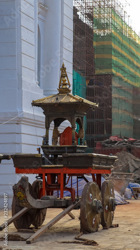 The chariot of Indra Jatra photo