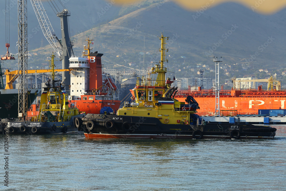 everyday port life, ship repair yard, vessels