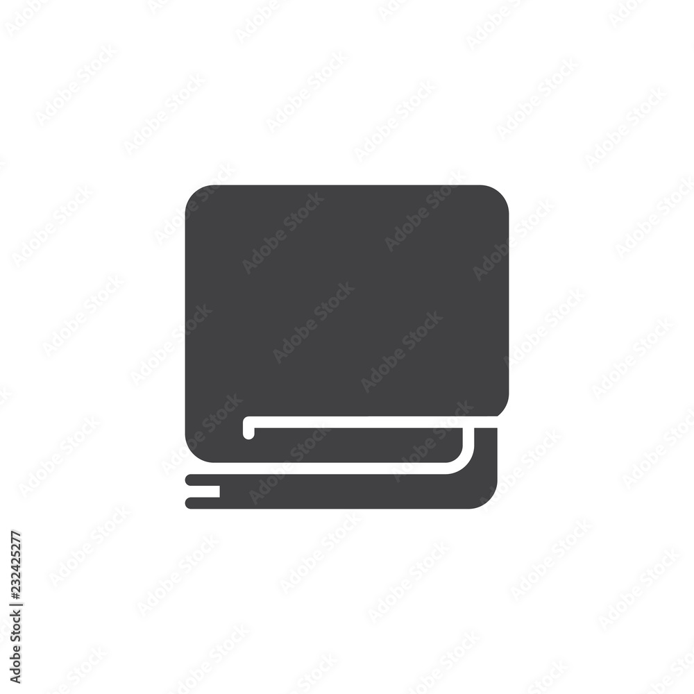 Folded scarf vector icon. filled flat sign for mobile concept and web design. Winter scarf simple solid icon. Symbol, logo illustration. Pixel perfect vector graphics Folded scarf vector icon. filled flat sign for mobile concept and web design. Winter scarf simple solid icon. Symbol, logo illustration. Pixel perfect vector graphics