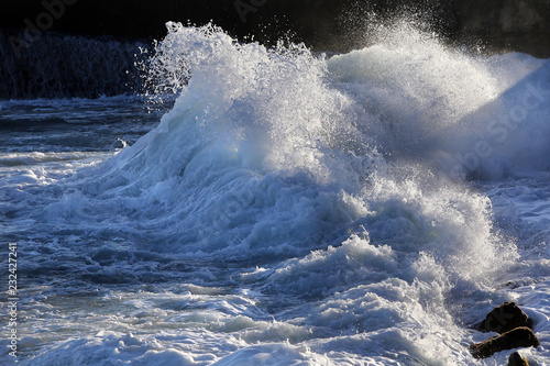 texture storm surf waves