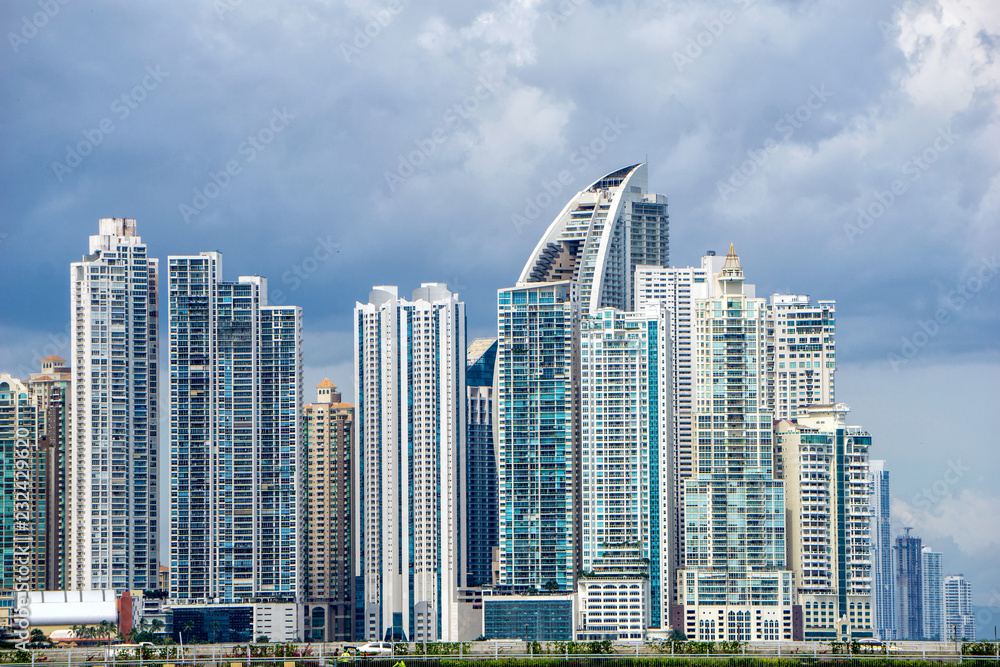 Fototapeta premium Panama City, Panama - Skyline and Buildings