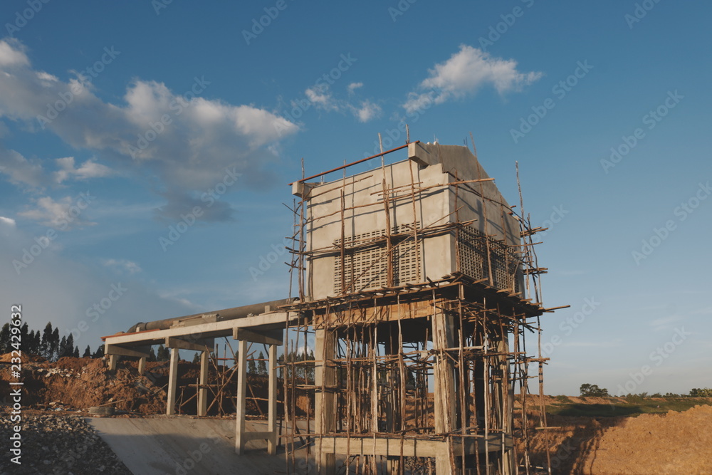 Fototapeta premium Temple,church,building,landscape,Thailand 