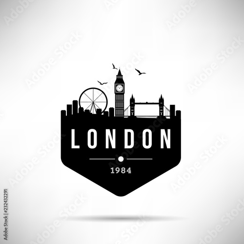 London City Modern Skyline Vector Template