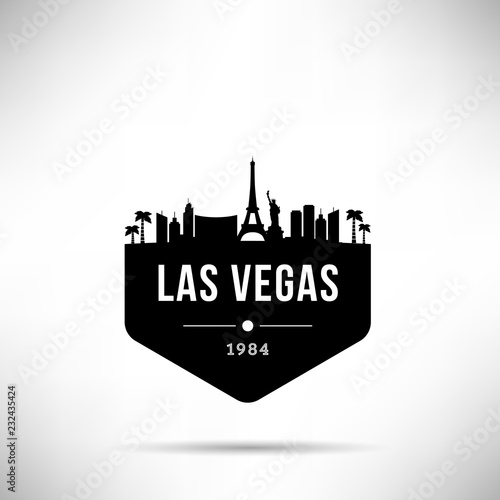 Las Vegas City Modern Skyline Vector Template