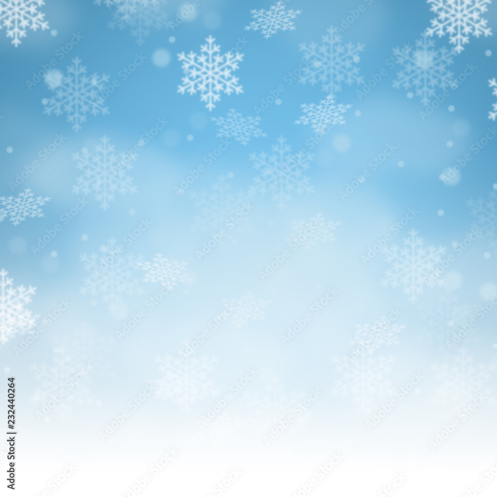 Weihnachten Hintergrund Schnee Karte Weihnachtskarte Schneeflocke Quadrat Textfreiraum Copyspace