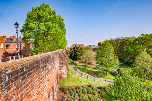 Billede på lærred Town Walls, Chester
