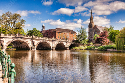 The English Bridge on the River Severn, Shrewsbury © Colin & Linda McKie