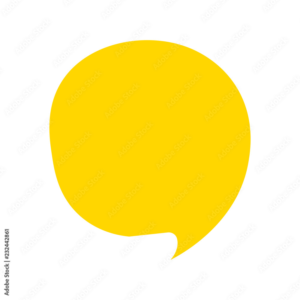 Cartoon Speech bubble icon. vector illustration Cartoon Speech bubble icon. vector illustration