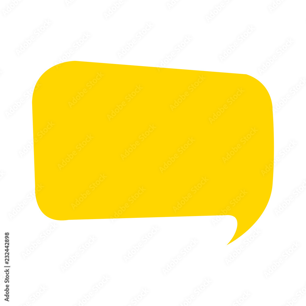 Cartoon Speech bubble icon. vector illustration Cartoon Speech bubble icon. vector illustration