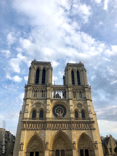 Vista di Notre Dame, Parigi, Francia