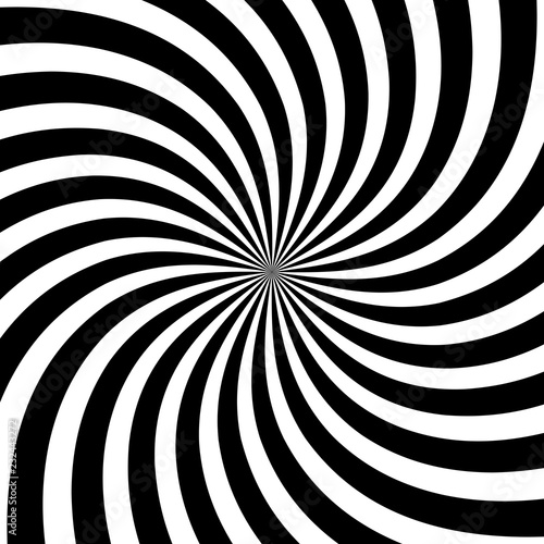 Black and white twirl background vector