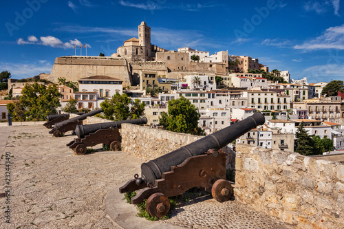 The Dalt Vila, the old part of Ibiza Town photo