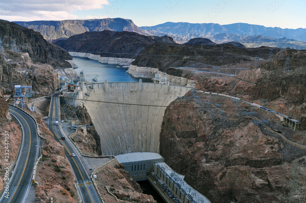 Hoover dam in USA
