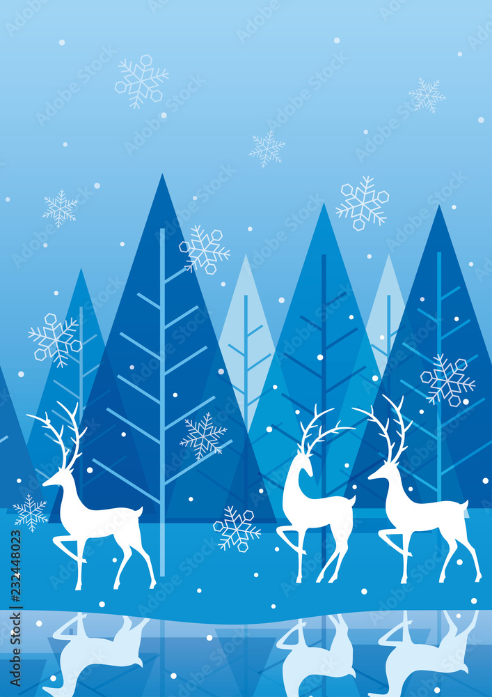 シームレスなクリスマスの背景 シームレスなクリスマスの背景