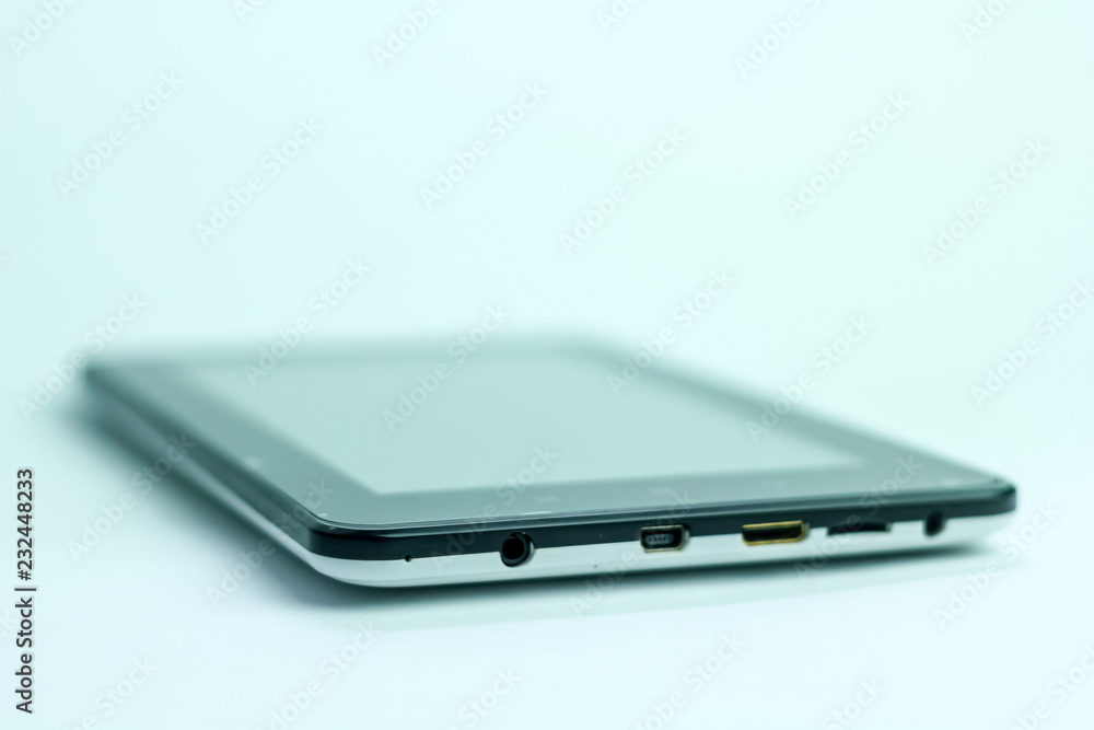 Isolated Black Tab on a White Background Isolated Black Tab on a White Background
