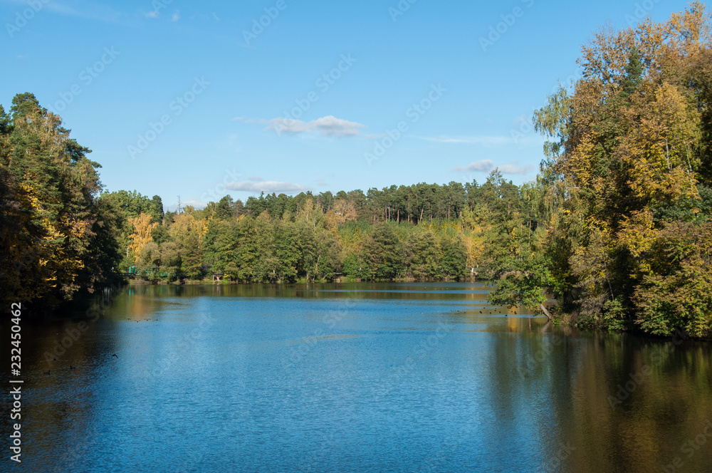 Autumn landscape in Russia