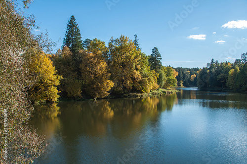 Autumn landscape in Russia