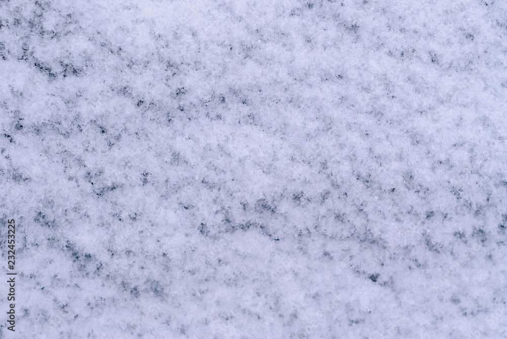 background, texture - surface covered with fresh soft snow